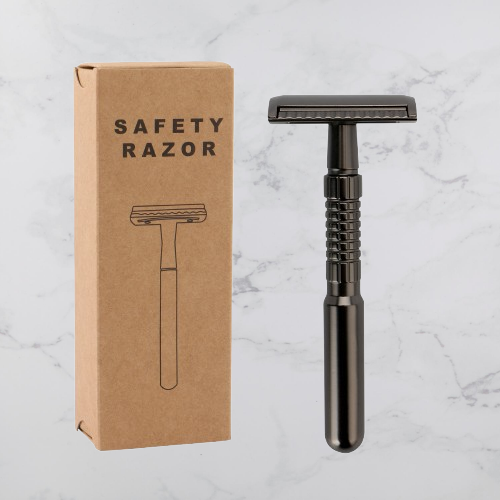 Safety Reusable Metal Single Razors with 5 Blades(Free Shipping)