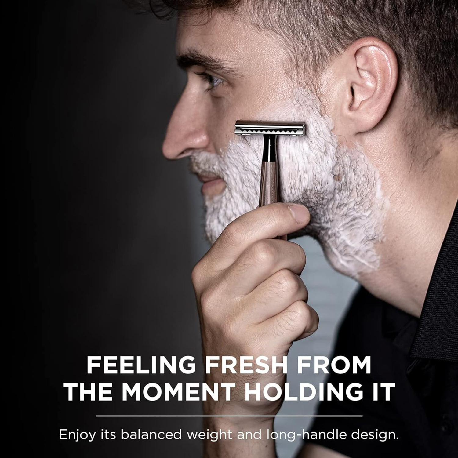 wooden handle razor