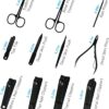 Stainless Steel Manicure Kit,Nail Care Tools with Luxurious Travel Case